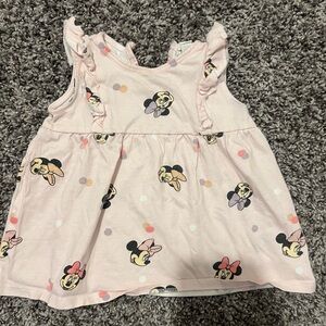 Pink Minnie Mouse Baby Dress